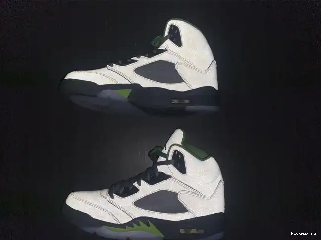Cheap Kickmax DM9014-003 Bean (2022) Retro Jordan 5 Green 0417